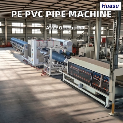 Full-Automatic PVC Corrugated Pipe Extrusion Line 500-2000Kg/h Capacity