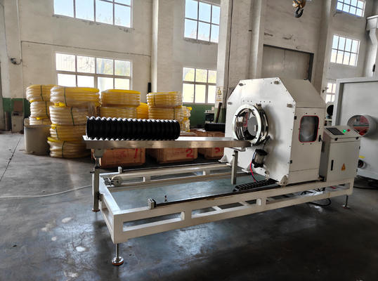 High Speed Double Wall Corrugated Pipe Extrusion Line with HV 740 Screw Hardness and 32mm-200mm Screw Diameter