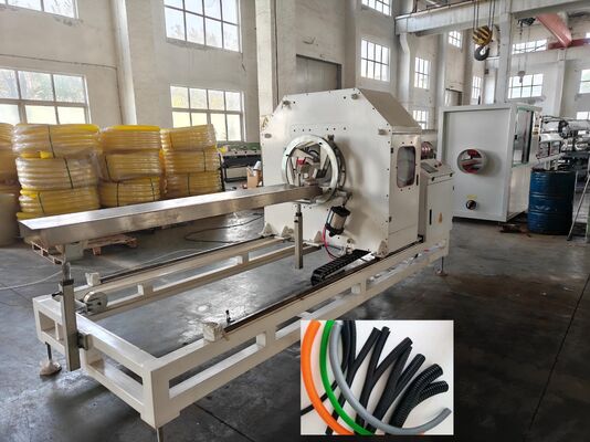 Double Wall Corrugated Pipe Extrusion Line with Siemens Beide AC Motor 48 Mould Quantity and 33:1 Screw Ratio