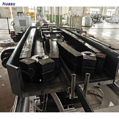 خط اکستروژن لوله موجدار تک جداره با کنترل PLC و عمق نیتریدینگ بشکه 0.4 تا 0.7 میلی متر و قطعات الکتریکی اشنایدر/زیمنس