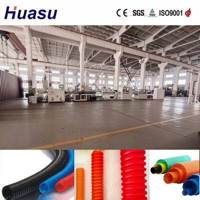 Three Layer Cable Protection Pipe Extrusion Line with Air and Water Cooling for 32mm-1600mm Pipe ID