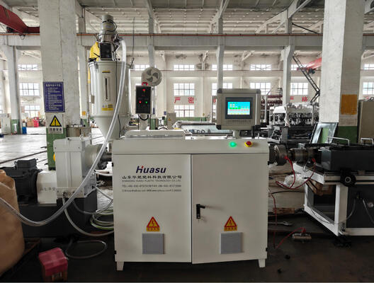 Double Wall Corrugated Pipe Extrusion Machine with HV740 Barrel Screw Siemens Frequency Controller and 20CrMnTi Gear Material