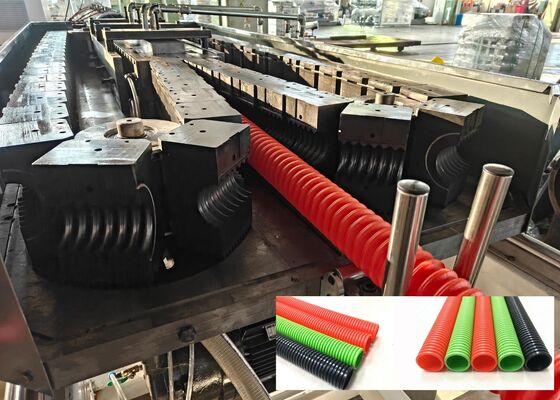 Single Wall Corrugated Pipe Extrusion Line with PLC Remote Control and Siemens Schneider Electrics for Durable Pipe Manufacturing
