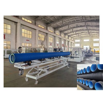 Air Cooling Cable Protection Pipe Extrusion Line, Single / Double / Three Layer Optional