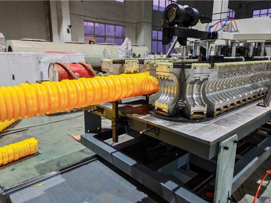 PE PP PVC MPP Corrugated Pipe Extrusion Line With Non-standard Customization 