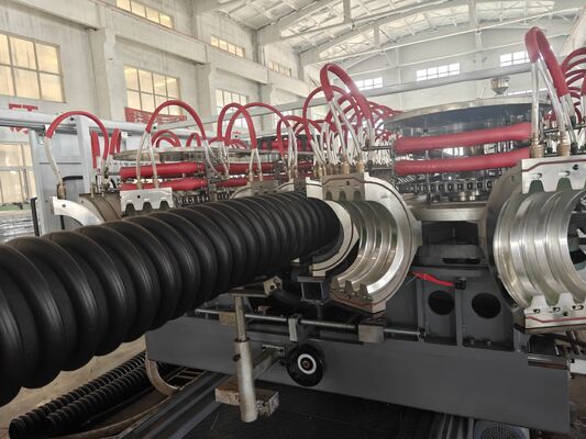 High Speed Single Wall Corrugated Pipe Production Line Innovative Solution For Pipe Manufacturing