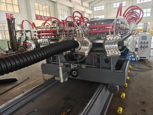 Single Wall Corrugated Pipe Machine Corrugated Pipe Extrusion Line Suitable for Production of PVC PE MPP HDPE PP Pipes