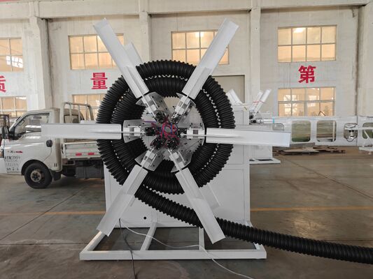 Hot Sell Double Wall Corrugated Pipe Extrusion Line with Extruder Capacity 250 to 1000kg per hour and Max Pipe Diameter 1600mm